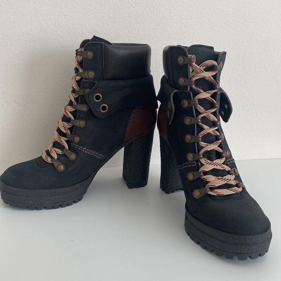 See by Chloe Eileen Heel Boots Sz 5 US/35 EU - Picture 4 of 8